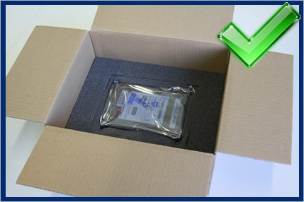 Embalagem Certa para Enviar o HD para Recuperação dos Dados