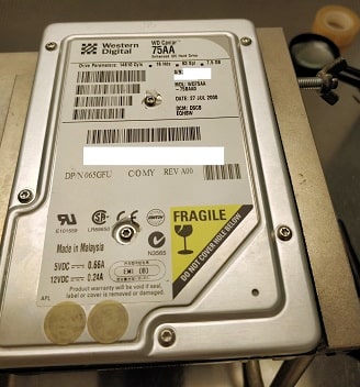 Recuperação de Arquivos em HD Antigo